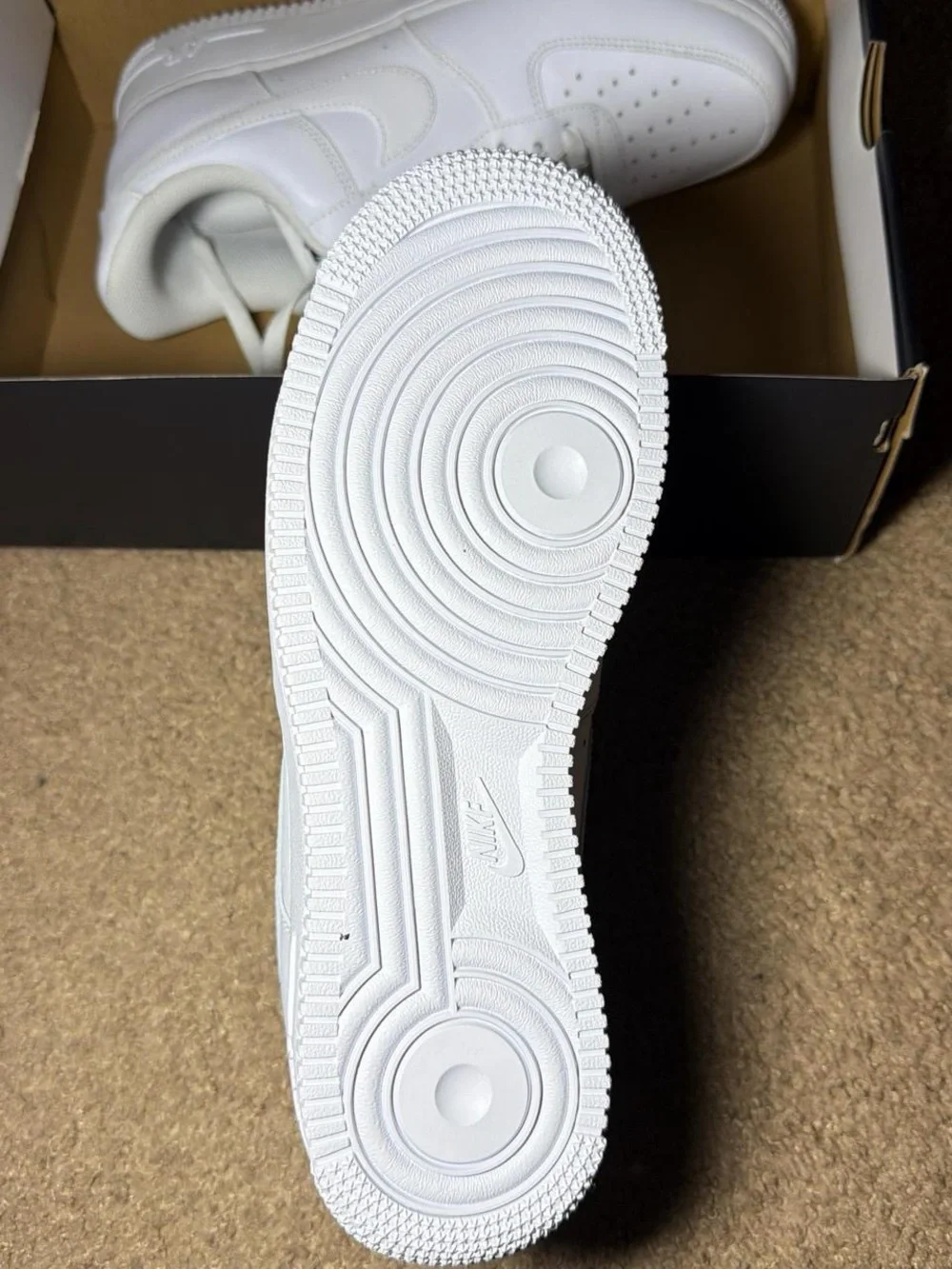 Nike Men’s All-White Low-Top Sneakers